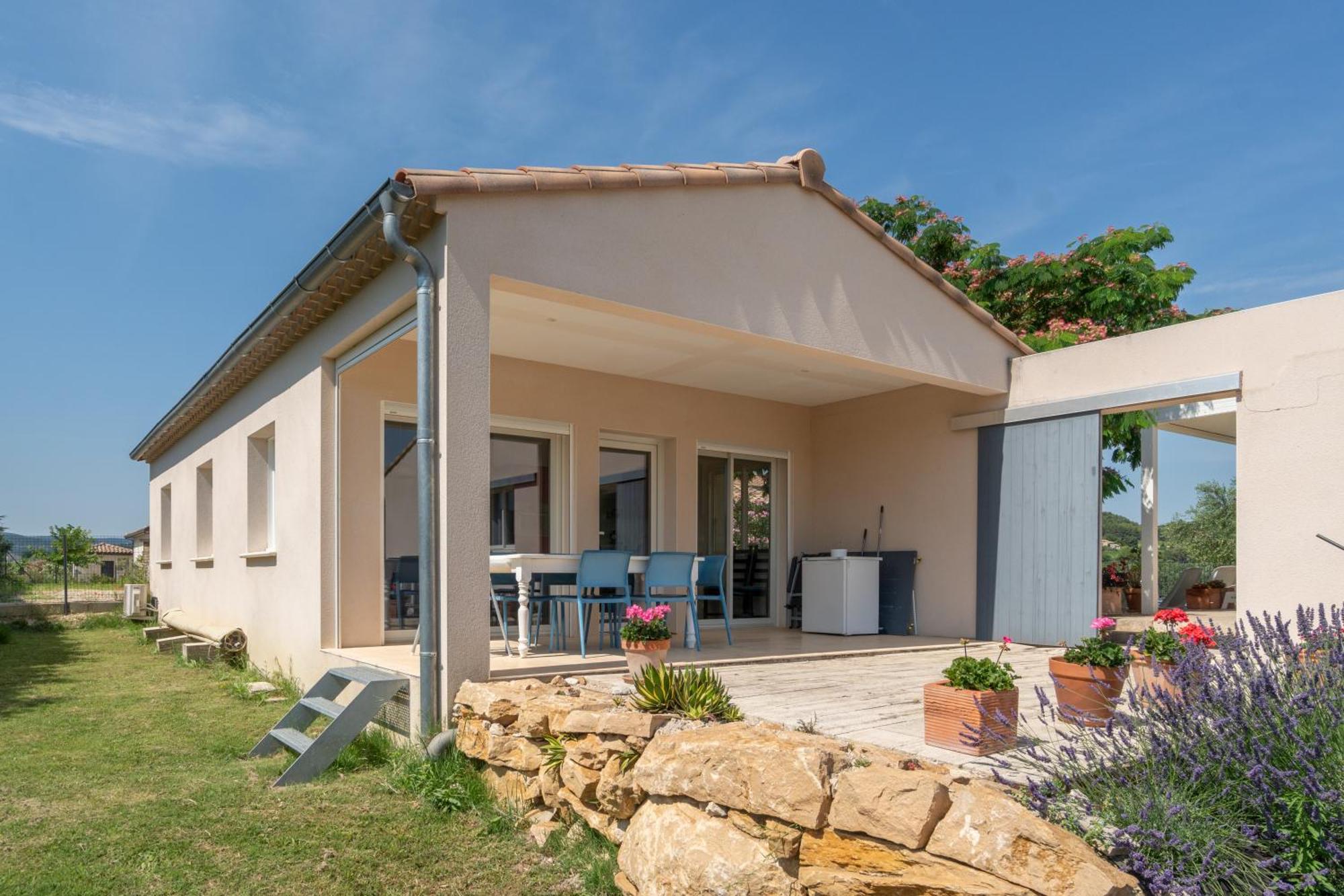 Villa Les Terrasses De Cascavelle Blauvac Exterior foto