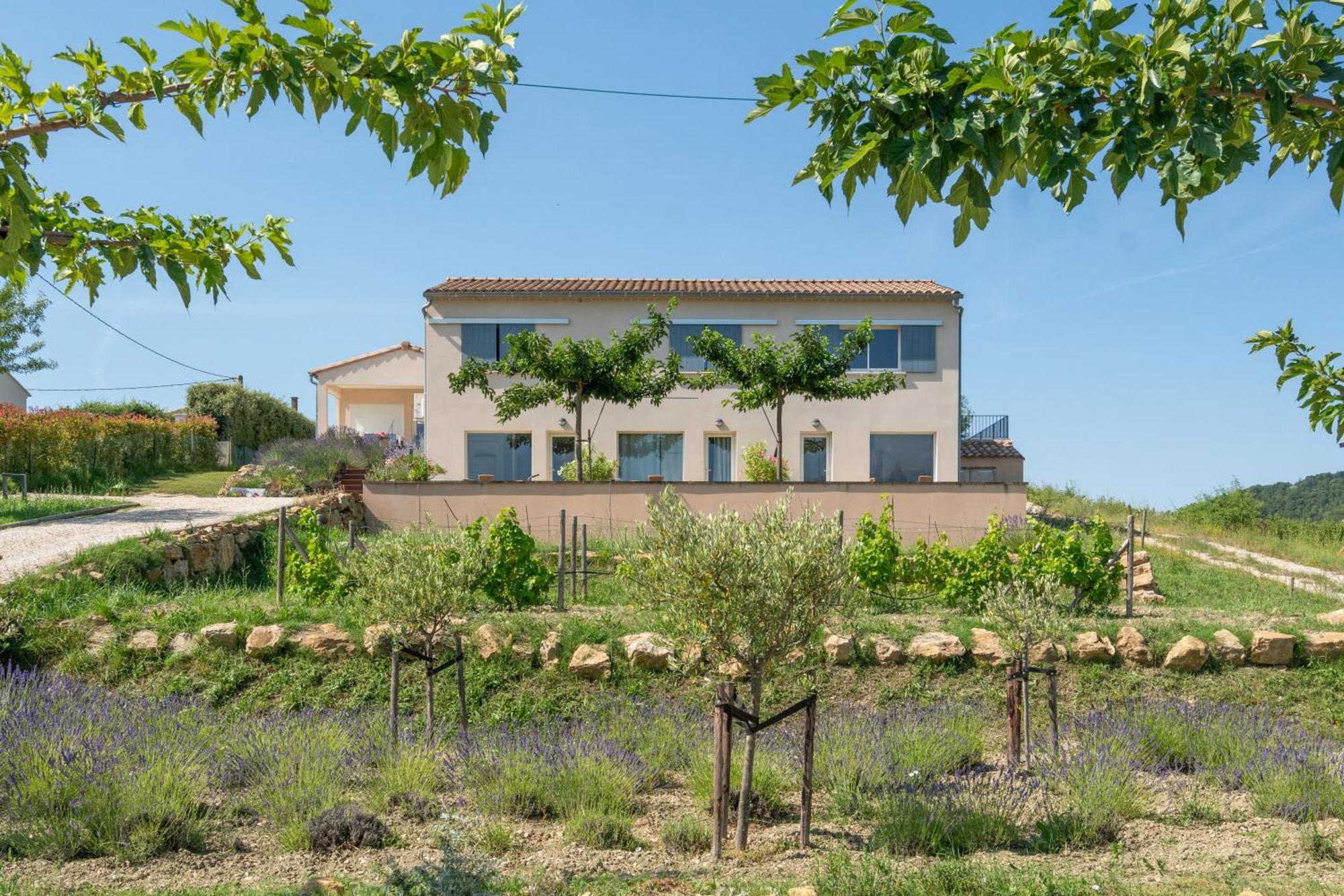 Villa Les Terrasses De Cascavelle Blauvac Exterior foto